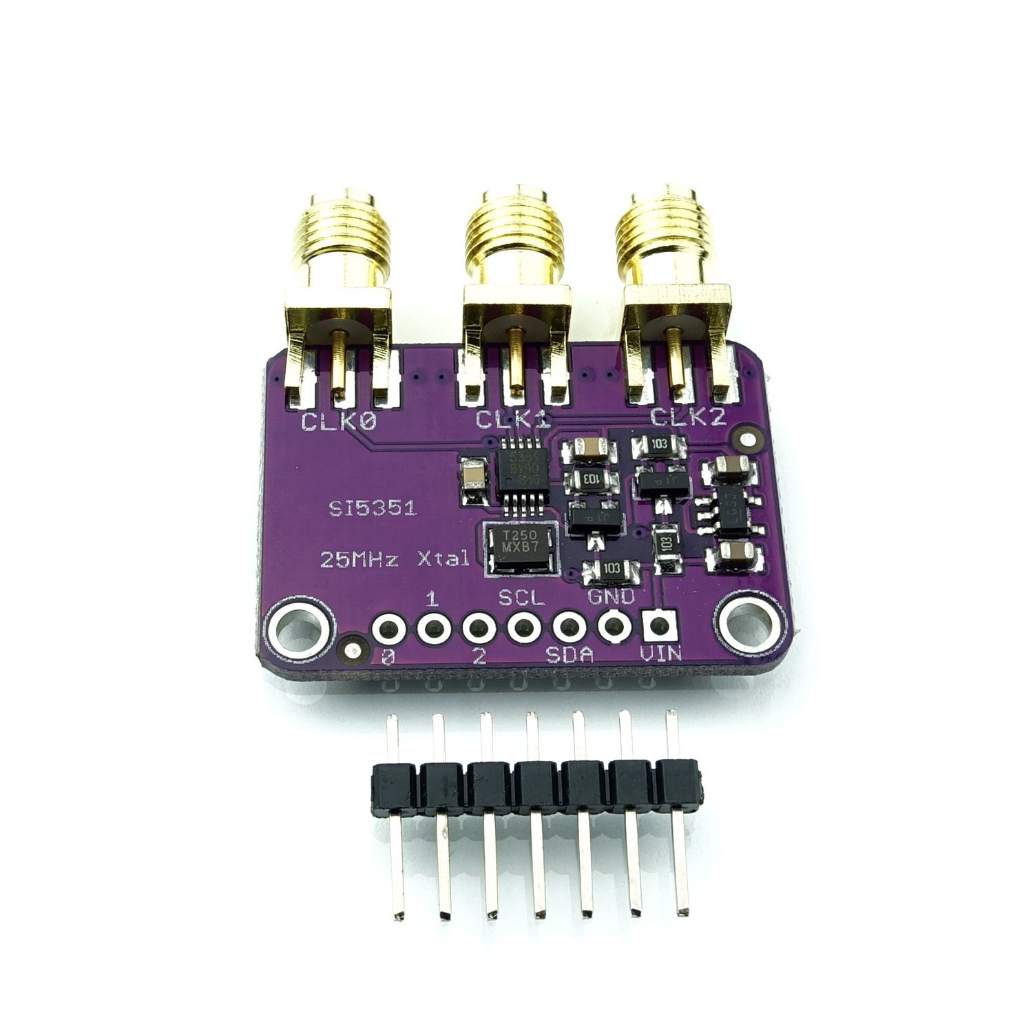 Si5351A Генератор на сигнали 8 kHz - 160 MHz I2C SMA