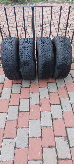 Anvelope iarna Continental + jante din otel 205/55 R16 91 H