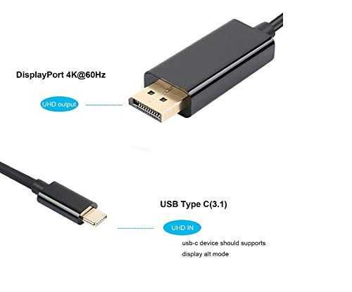 Cablu USB Tip C la Displayport DP Cablu USB Type C la Displayport DP