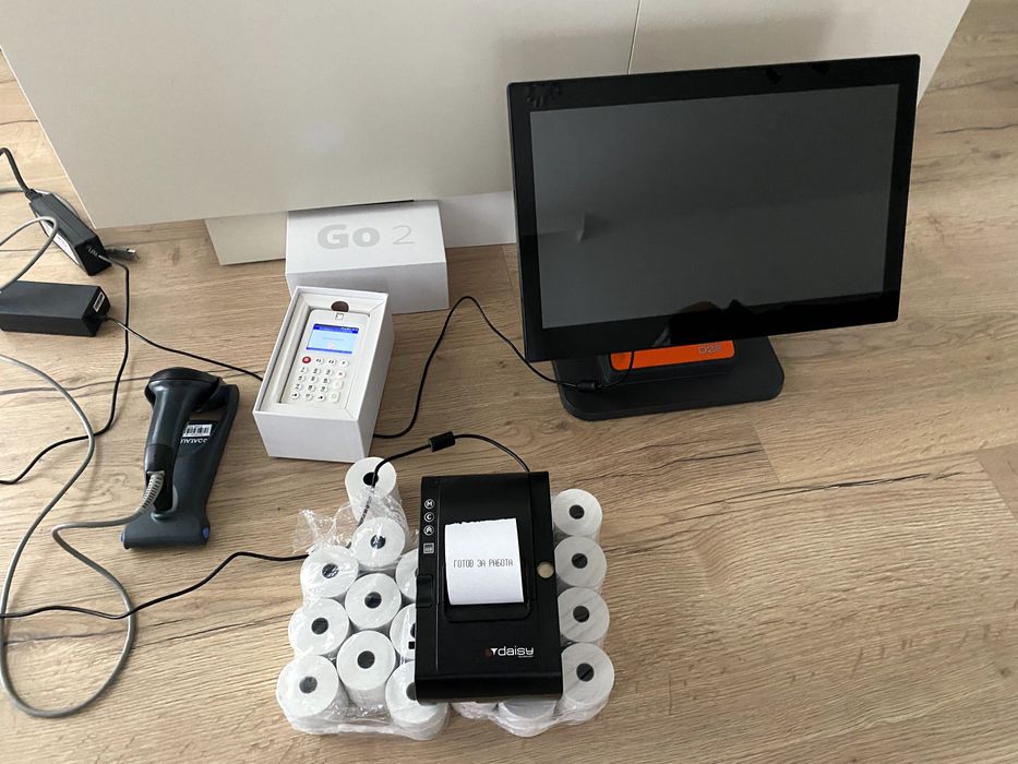 Android POS терминал, фискален принтер Daisy, скенер, MY POS терминал