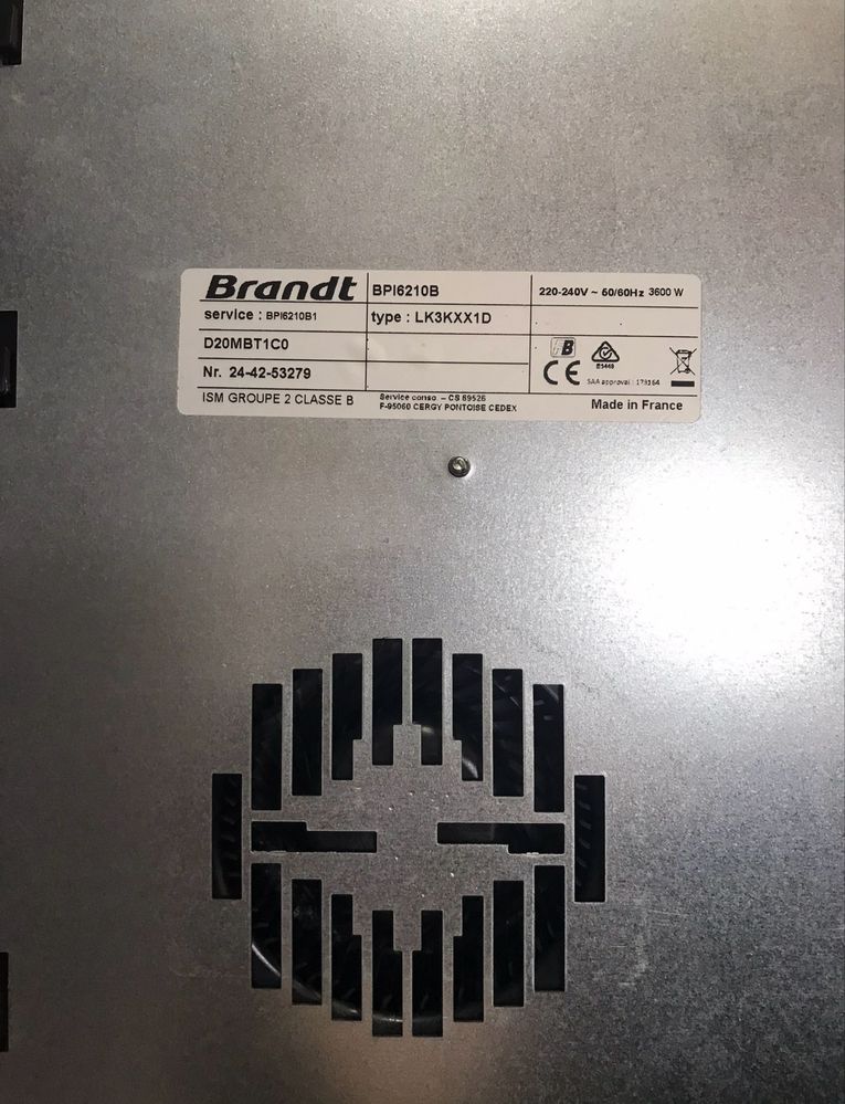 Индукционен котлон Brandit