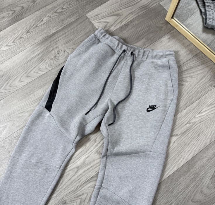 Оригинален Мъжки екип Nike tech fleece Grey
