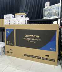 Телевизор Skyworth 75/65/55/50 Smart Tv Qled/Ultra HD Доставка есть