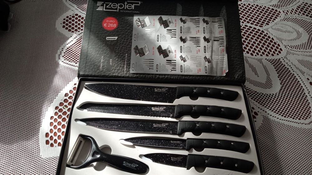Продам комплект ножей ZEPTER срочно цена 15 000 тг
