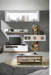 Set Mobilier living  +  hol alb + stejar