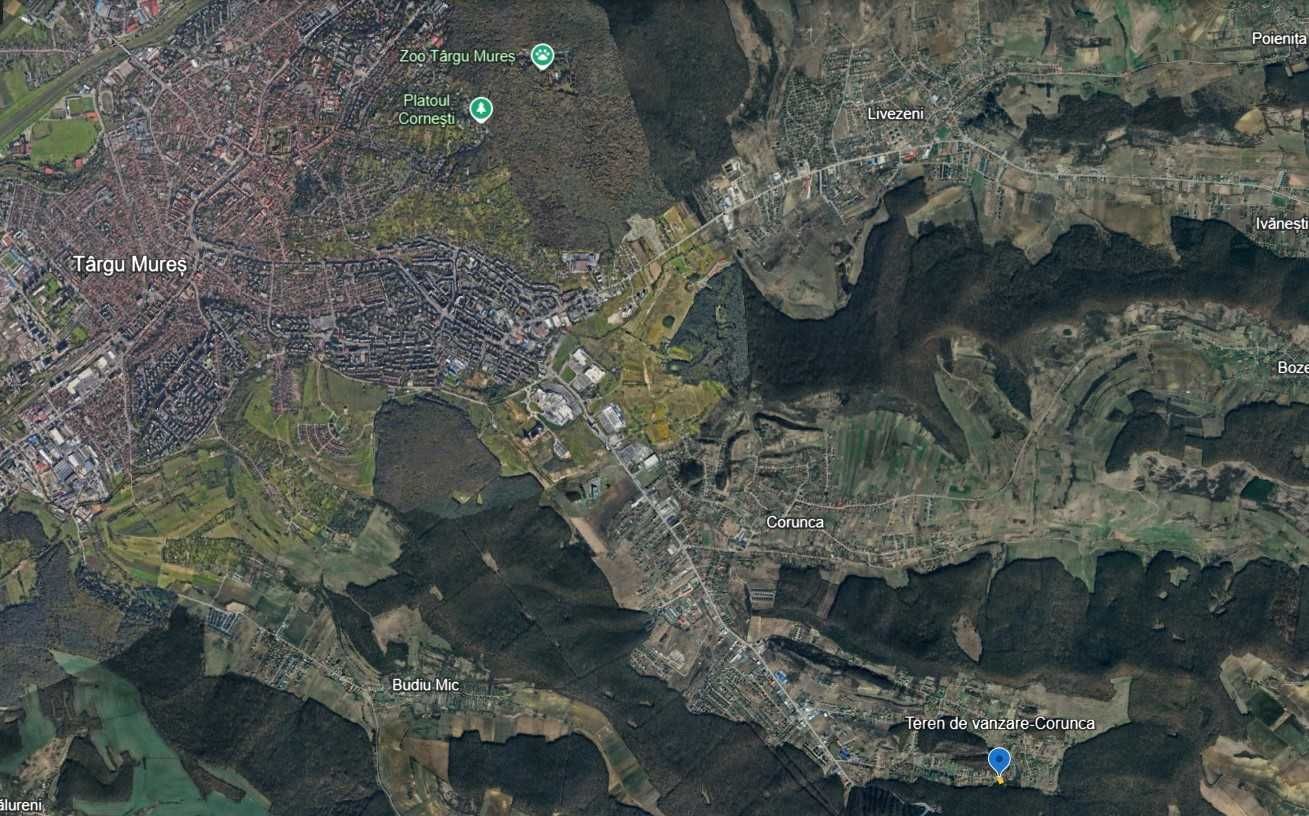 De vanzare teren plat Vatman-Valea Iubirii PUZ utilitati drum asfaltat