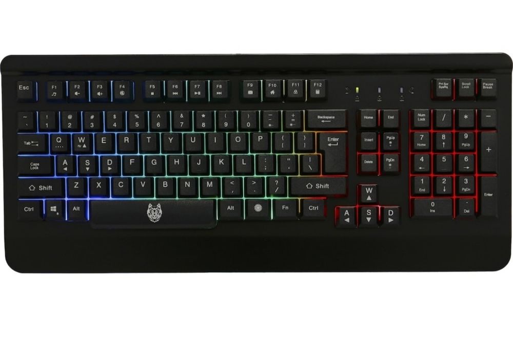 Клавиатура Gaming A+ Ghost, Метална, Rainbow подсветка