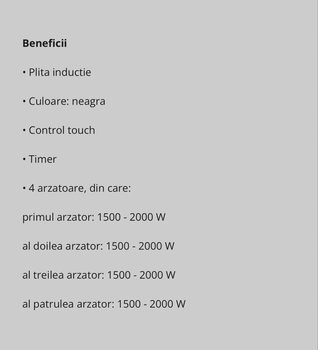 Plita incorporabila Candy