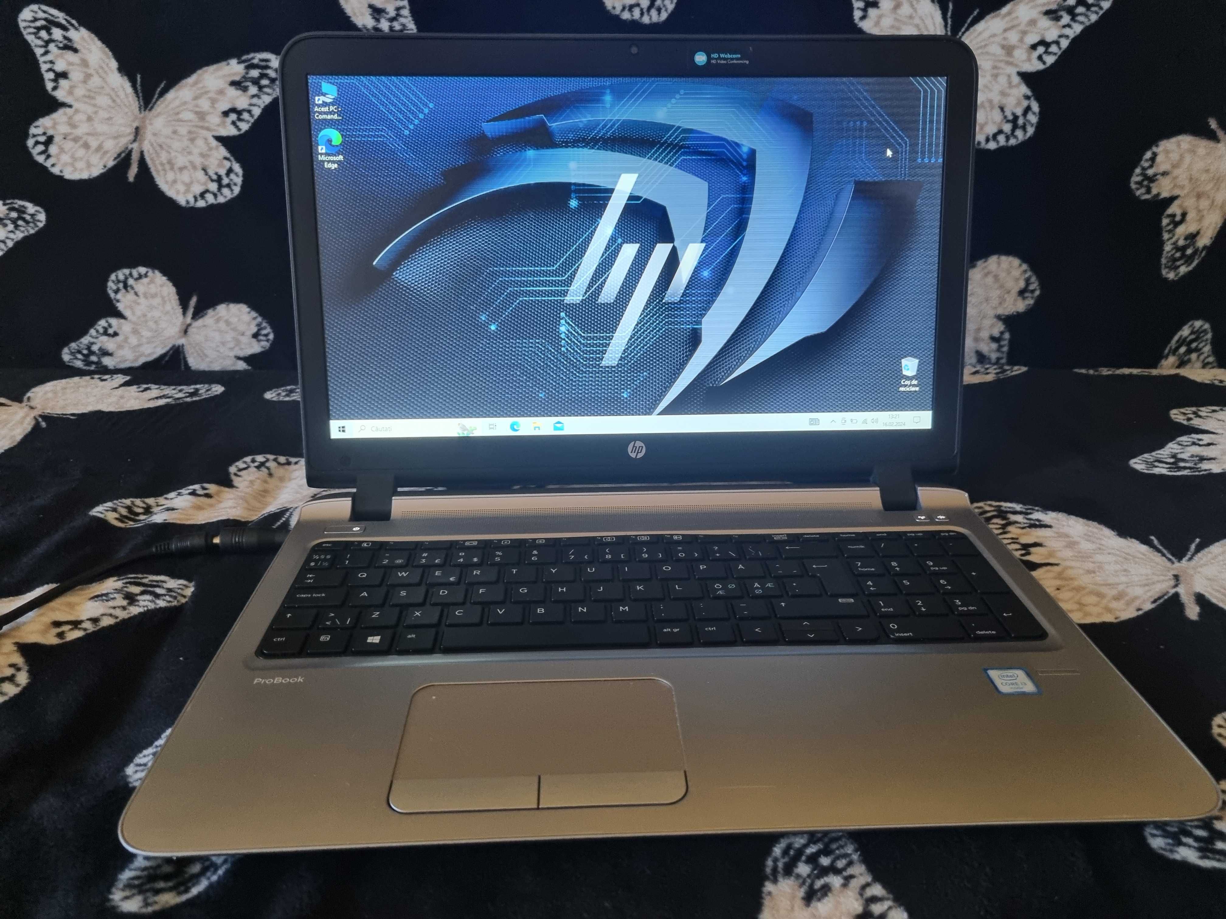 Laptop NOU Hp ProBook 450 G3 cu i3  si 8Gb ram DDr4 + SSD