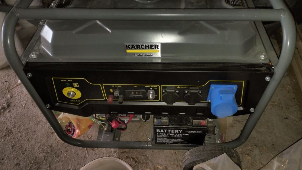 Vând generator Karcher 5,5 kw.