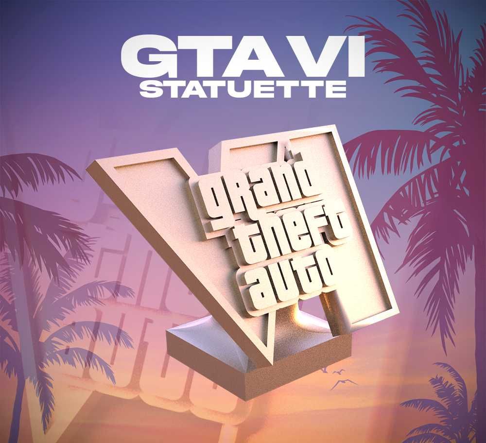 Grand Theft Auto VI - Statuetă de Colecție / Gaming (Print 3D)