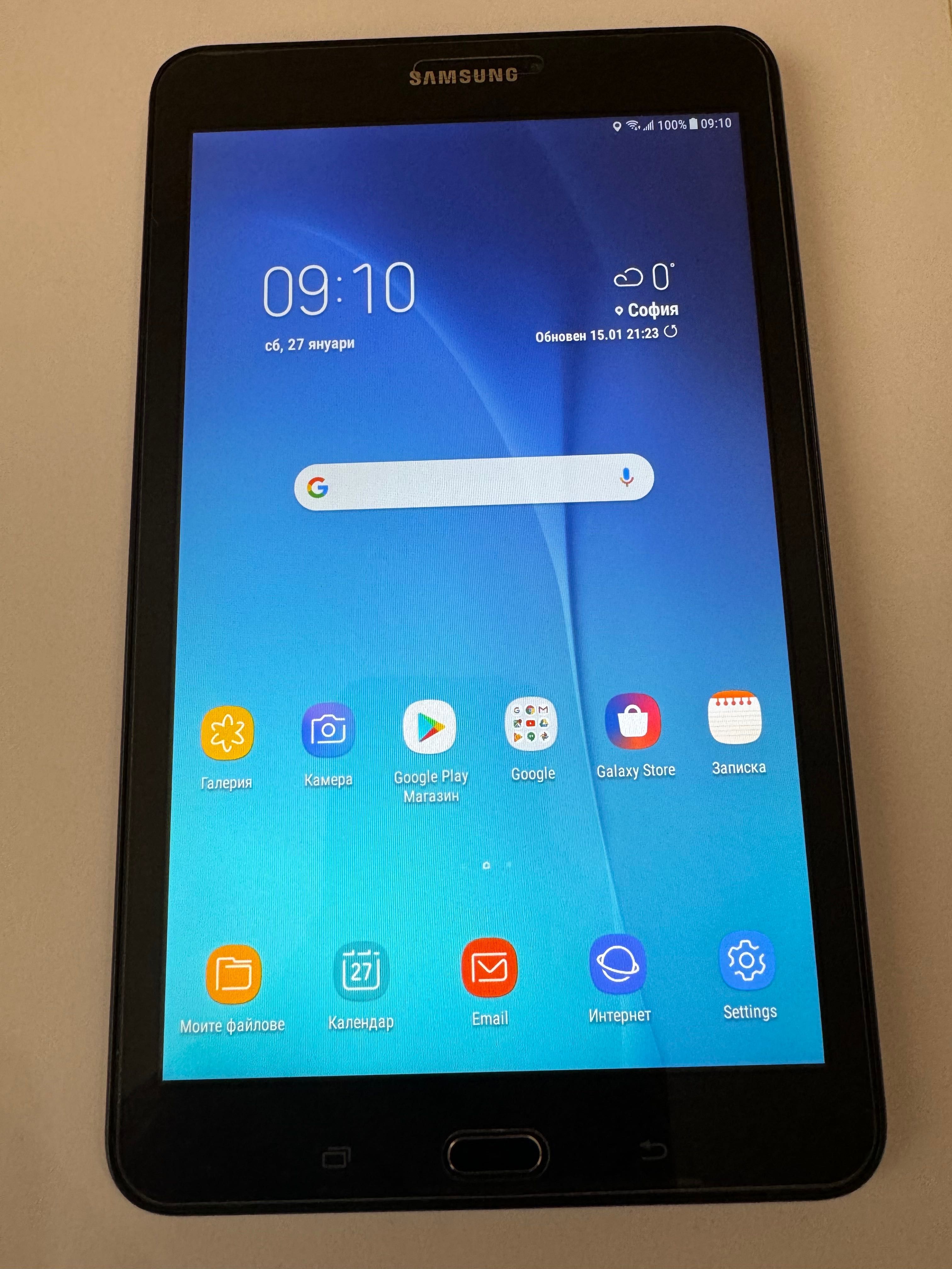 Samsung Galaxy Tab E 8.0 - Като нов!