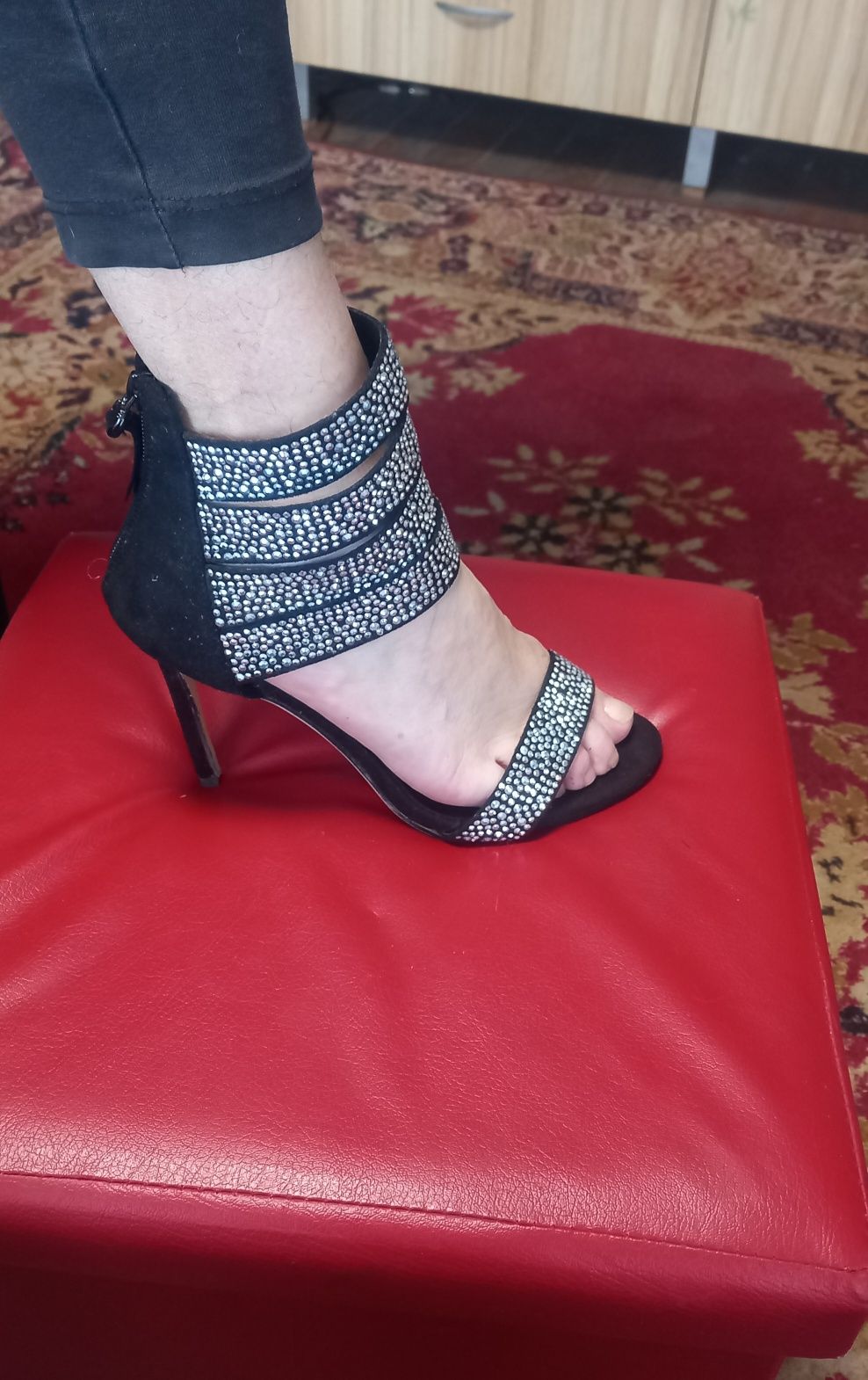 Дамски сандали с токче