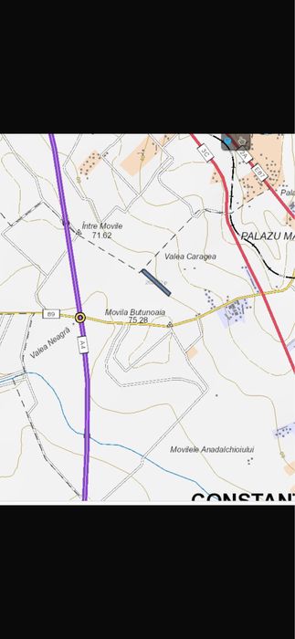 Varianta Ovidiu-in spate la Lukoil-Teren extravilan 10.000mp d.21m
