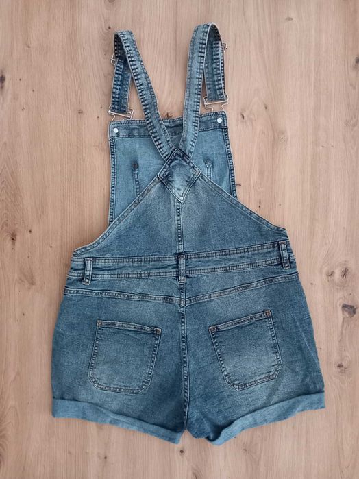 Дамски дънкен къс гащеризон Bershka & Esmara