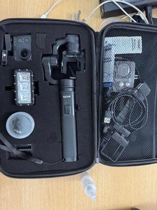 SJCAM SJ7 Star + стабилизатор +фильтры +подсветка и другое