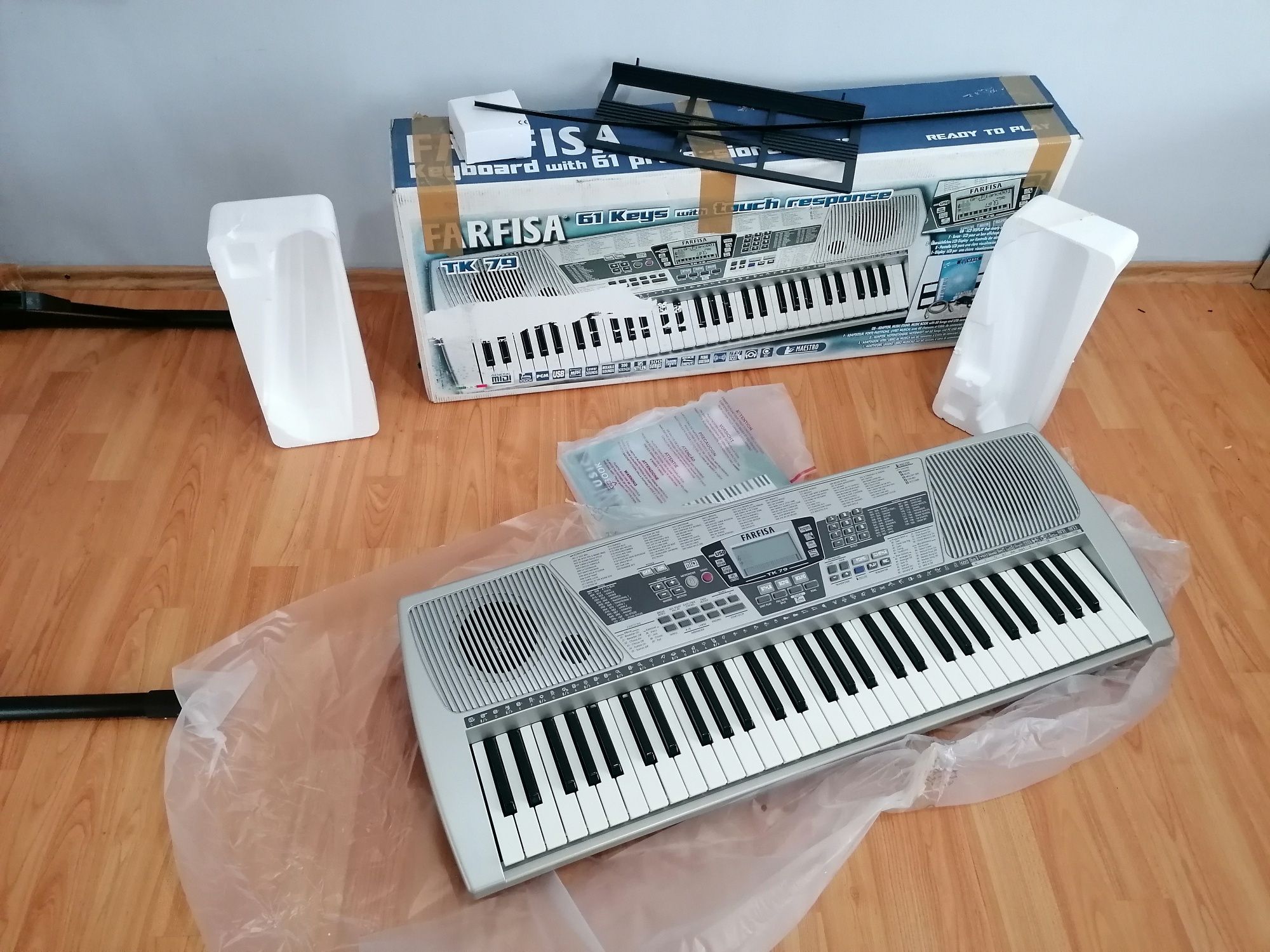 Pian microfon USB  FARFISA TK-79 clape dinamice orga