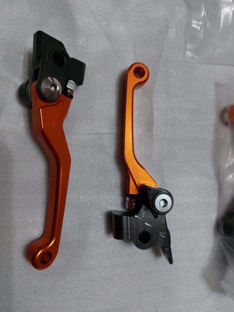 Enduro, cross manete rabatabile scurte KTM 2014-2022. Pompe Brembo.