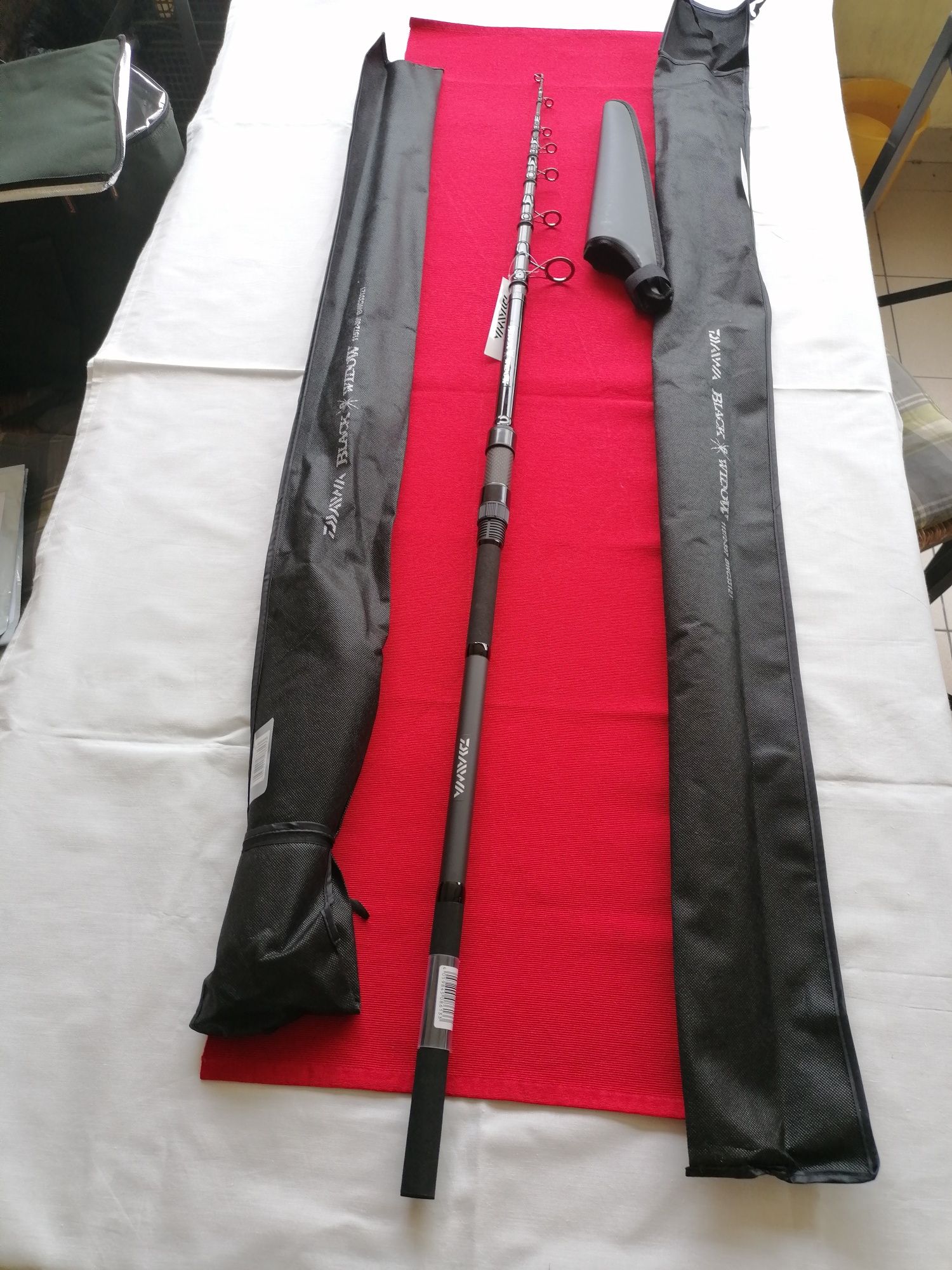 Lansete telescopice DAIWA Black Widow 3,90 / 3,5 Lb