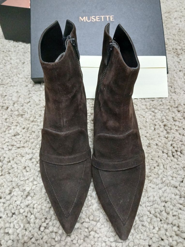 Botine maro Musette