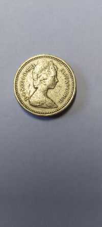 Moneda One Pound 1983