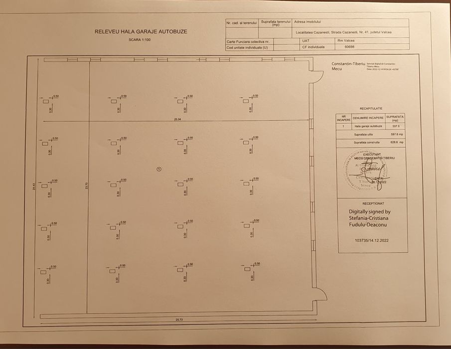 Vanzare/inchiriere hală industrială – 600 mp + platforma 2900mp