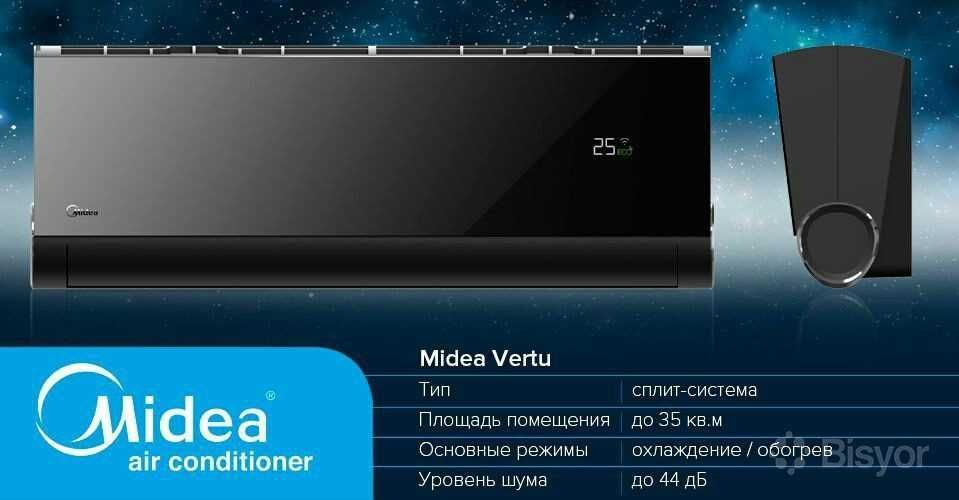 Кондиционер Midea Vertu Plus Перечисление есть