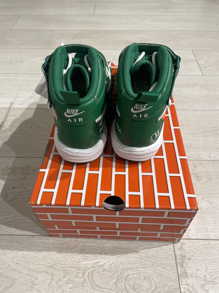 Nike air force 1 pine green off white