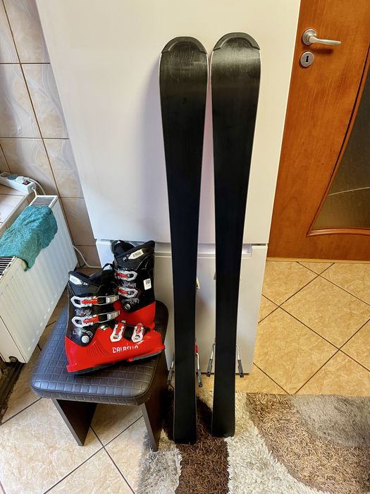 Schiuri 130 cm atomic de copii sau adulti cu clapari set ski