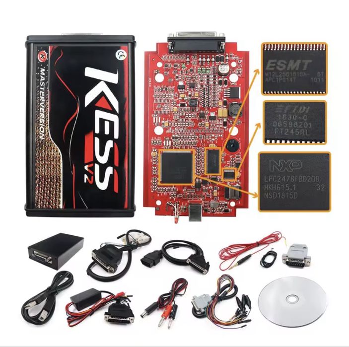 KESS V2 5.017 EU RED + KTAG 7.020