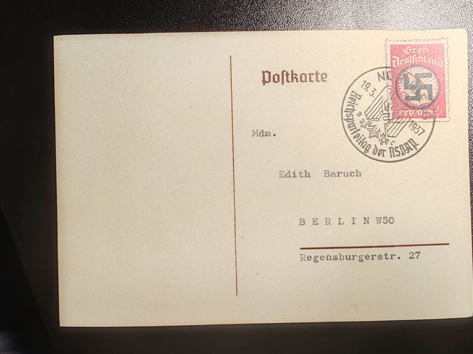 WW2 carte poștală propagandă german nazist război militar