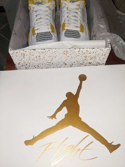 Adidasi Air JORDAN Retro 4, barbati, marimea 43, NOI, in cutie