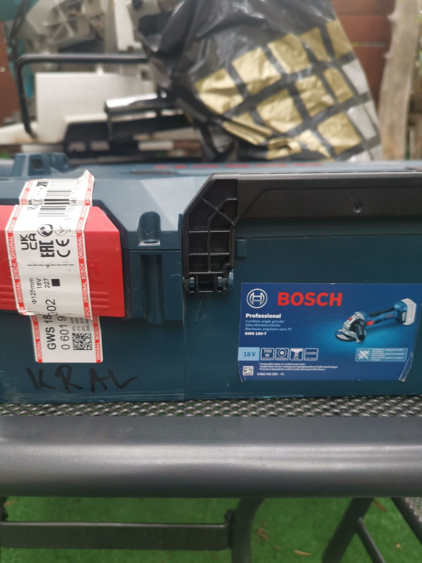 Акумулаторен ъглошлайф Bosch gws 18v-7 125mm