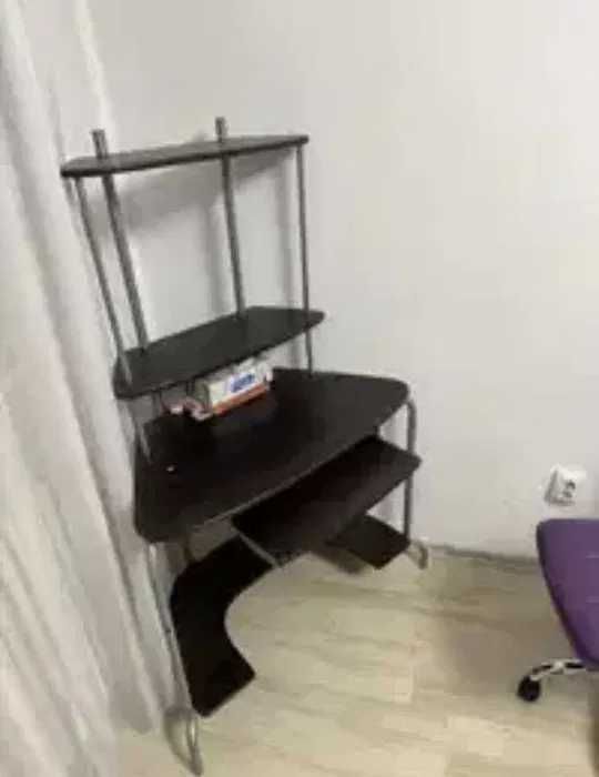 Birou colț metal + lemn - Gaming