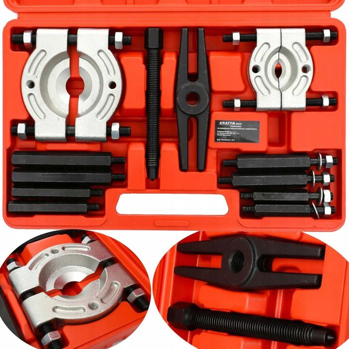 Trusa presa extractor rulmenti cu flanse 30-70mm (KD1114)