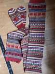 Set fular si manusi, model de Craciun