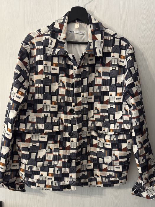 Jacheta Zara x Erin Wilson Geometric Print