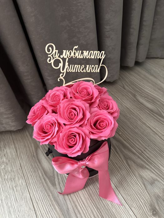 Ръчноизработени подаръчета от сапунени рози