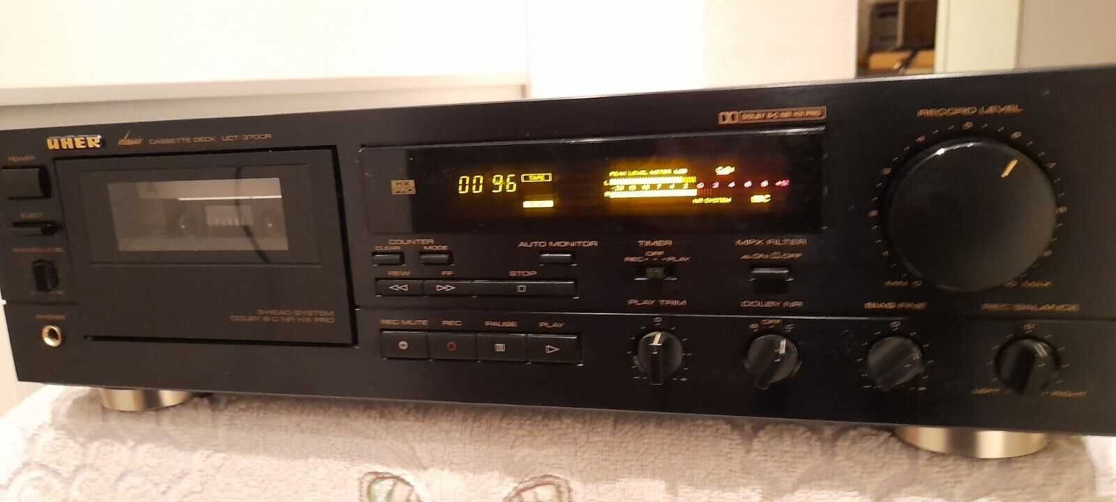 UHER UCT-370 CR Cassette Deck -3 capete,2 motoare-TOP