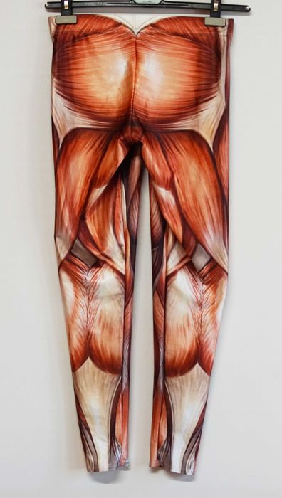 Colanti Black Milk print anatomic muschi si tendoane marimea L