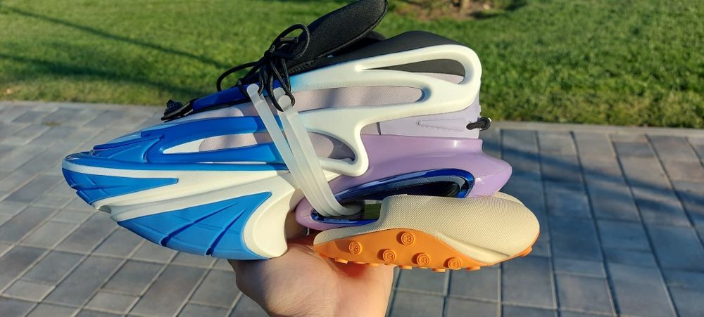 Balmain Unicorn color 8 Blue Sneakers