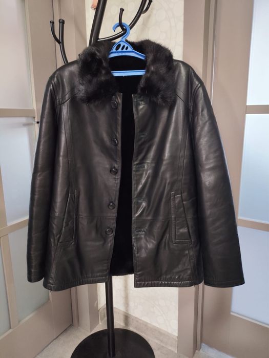 Продам мужскую дубленку натуральная кожа