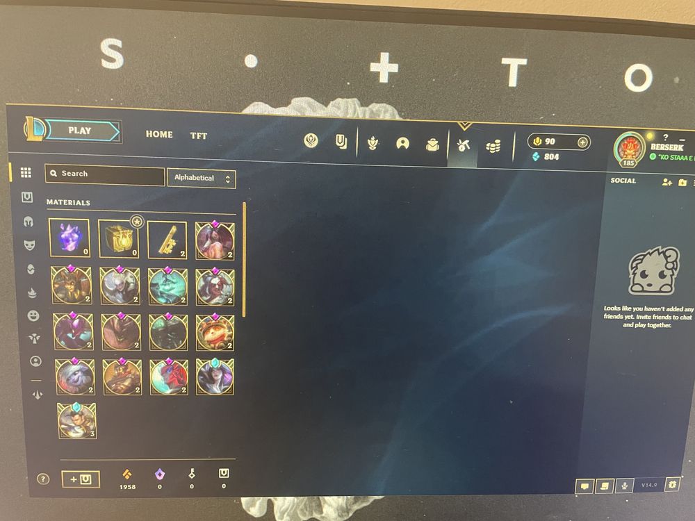 League of Legends acc