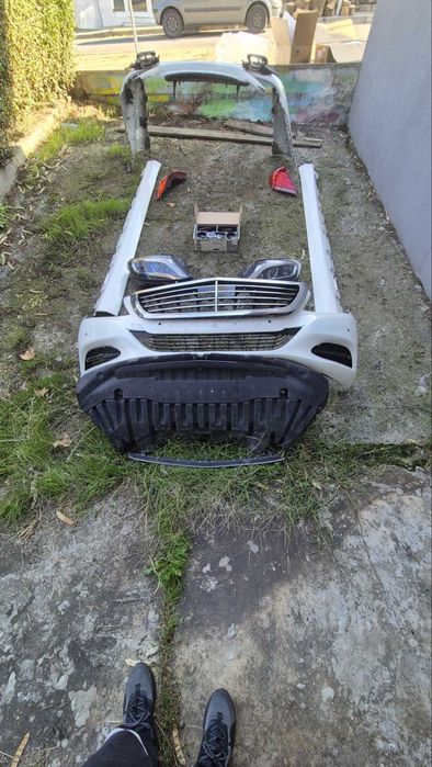 W222 long брони фарове стопове