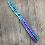 Butterfly cutit fluture model Rainbow de antrenament cu husa si cutie