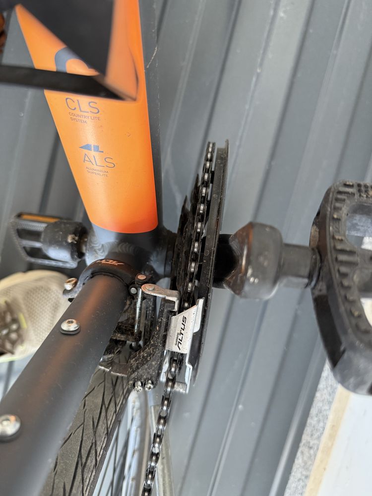 Bicicleta Cube Curve Pro gri/orange