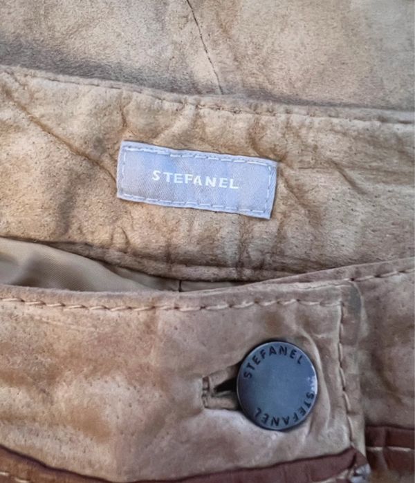 Pantaloni Stefanel suede