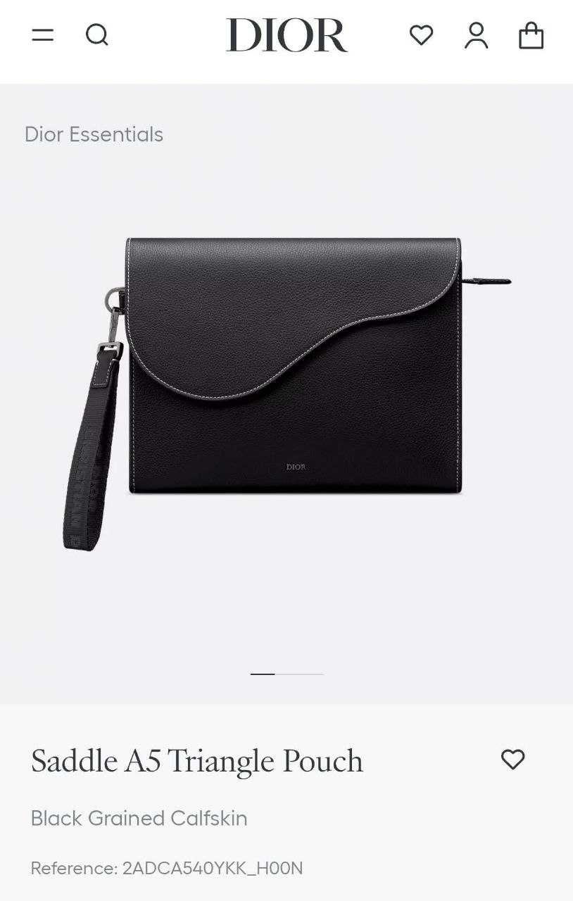 Чанта DIOR A5 Saddle A5 Triangle Pouch
