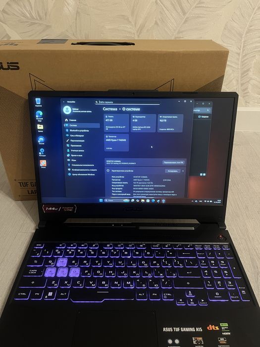 ASUS TUF Gaming 15.6" / 16 Гб /SSD 512 Гб 90NR0JV7-M003Y0