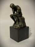 Statueta sculptura bibelou bronz marmura semnat August Rodin art biede